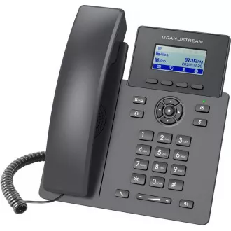 Telefon SIP Grandstream GRP2601P, ecran LCD de 2,21", 2 conturi SIP, port 100Mbit, PoE