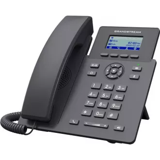 Telefon SIP Grandstream GRP2601P, ecran LCD de 2,21", 2 conturi SIP, port 100Mbit, PoE