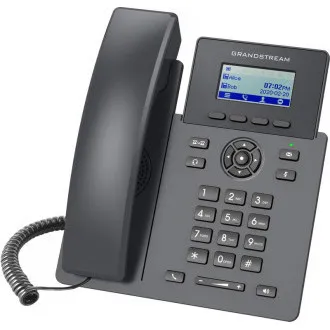 Telefon SIP Grandstream GRP2601P, ecran LCD de 2,21", 2 conturi SIP, port 100Mbit, PoE Telefon SIP Grandstream GRP2601P, ecran LCD de 2,21", 2 conturi SIP, port 100Mbit, PoE