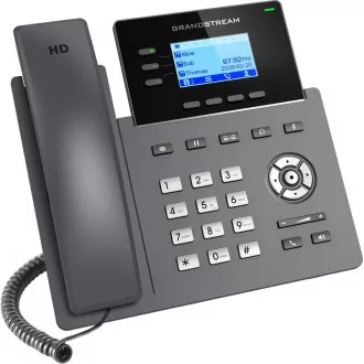Telefon SIP Grandstream GRP2603P, ecran LCD retroiluminat de 2,48", 6 conturi SIP, port 2x1Gbit, PoE Telefon SIP Grandstream GRP2603P, ecran LCD retroiluminat de 2,48", 6 conturi SIP, port 2x1Gbit, PoE