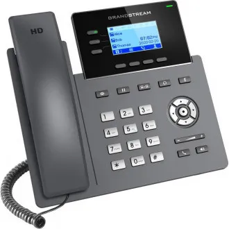 Telefon SIP Grandstream GRP2603P, ecran LCD retroiluminat de 2,48", 6 conturi SIP, port 2x1Gbit, PoE Telefon SIP Grandstream GRP2603P, ecran LCD retroiluminat de 2,48", 6 conturi SIP, port 2x1Gbit, PoE