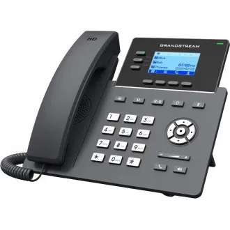 Telefon SIP Grandstream GRP2603P, ecran LCD retroiluminat de 2,48", 6 conturi SIP, port 2x1Gbit, PoE Telefon SIP Grandstream GRP2603P, ecran LCD retroiluminat de 2,48", 6 conturi SIP, port 2x1Gbit, PoE