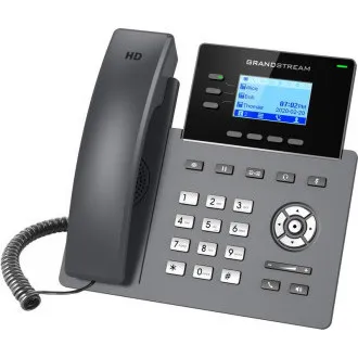 Telefon SIP Grandstream GRP2603P, ecran LCD retroiluminat de 2,48", 6 conturi SIP, port 2x1Gbit, PoE Telefon SIP Grandstream GRP2603P, ecran LCD retroiluminat de 2,48", 6 conturi SIP, port 2x1Gbit, PoE