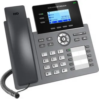 Telefon SIP Grandstream GRP2604P, ecran LCD de 2,48", iluminare din spate, 6 conturi SIP, 10 porturi BLF, 2 porturi de 1 Gbit, PoE Telefon SIP Grandstream GRP2604P, ecran LCD de 2,48", iluminare din spate, 6 conturi SIP, 10 porturi BLF, 2 porturi de 1 Gbit, PoE