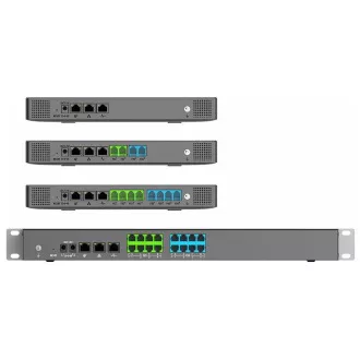 Grandstream UCM6300 Audio VoIP PBX, 250 de utilizatori, 50 de fișiere apel, conf. audio 50 de conturi, 0xFXO, 0xFXS port