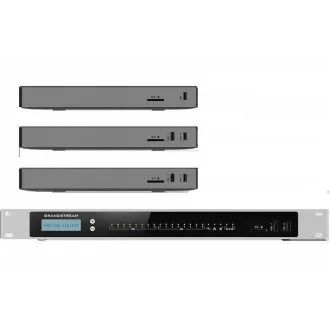 Grandstream UCM6300 Audio VoIP PBX, 250 de utilizatori, 50 de fișiere apel, conf. audio 50 de conturi, 0xFXO, 0xFXS port
