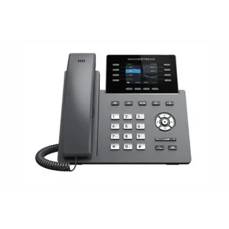 Telefon SIP Grandstream GRP2624, afișaj TFT cu bară de 2,8", 12 conturi SIP, 4 panouri frontale, 2x1Gb, WiFi, BT