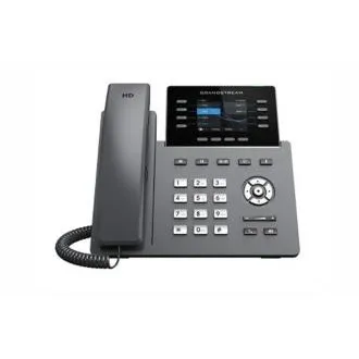 Telefon SIP Grandstream GRP2624, afișaj TFT cu bară de 2,8", 12 conturi SIP, 4 panouri frontale, 2x1Gb, WiFi, BT