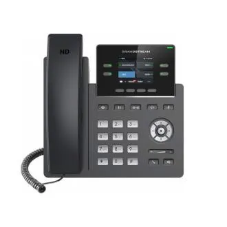 Grandstream GRP2612G, afișaj TFT cu bare de 2,4", 2 conturi SIP, 4 porturi de program, 16 porturi BLF, PoE, 1Gbps Grandstream GRP2612G, afișaj TFT cu bare de 2,4", 2 conturi SIP, 4 porturi de program, 16 porturi BLF, PoE, 1Gbps