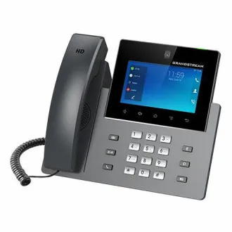 Videotelefon SIP Grandstream GXV3450, ecran IPS de 5", cu bare și puncte, 16 conturi SIP, Android 11, WiFi, BT, PoE+ Videotelefon SIP Grandstream GXV3450, ecran IPS de 5", cu bare și puncte, 16 conturi SIP, Android 11, WiFi, BT, PoE+
