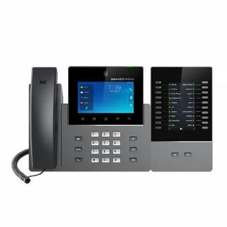 Videotelefon SIP Grandstream GXV3450, ecran IPS de 5", cu bare și puncte, 16 conturi SIP, Android 11, WiFi, BT, PoE+ Videotelefon SIP Grandstream GXV3450, ecran IPS de 5", cu bare și puncte, 16 conturi SIP, Android 11, WiFi, BT, PoE+