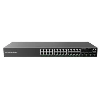 Switch de rețea Grandstream GWN7803P L2+ PoE, administrat, 24 porturi RJ45 de 1 GB, 4 porturi SFP, DHCP, QoS, VLAN Switch de rețea Grandstream GWN7803P L2+ PoE, administrat, 24 porturi RJ45 de 1 GB, 4 porturi SFP, DHCP, QoS, VLAN