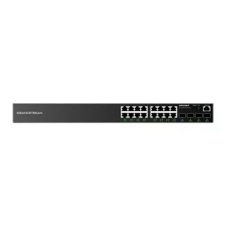Switch de rețea Grandstream GWN7802P L2+ gestionat, 16 porturi RJ45 de 1 GB, 4 porturi SFP, PoE, DHCP, QoS, VLAN Switch de rețea Grandstream GWN7802P L2+ gestionat, 16 porturi RJ45 de 1 GB, 4 porturi SFP, PoE, DHCP, QoS, VLAN