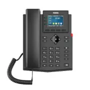 Telefon SIP Fanvil X303G, afișaj bară 2.4", 4SIP, dual Gbit, PoE