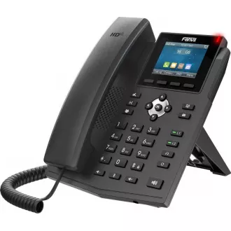 Telefon SIP Fanvil X3SG, afișaj bară 2.8", 4SIP, dual Gbit, PoE