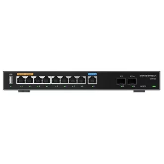 Router VPN Grandstream GWN7003 2 SFP, porturi 9 Gb / 1 intrare PoE, 2 ieșire PoE