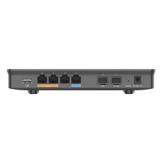 Router VPN Grandstream GWN7002 cu 2 SFP, 4 porturi Gb / 1 intrare PoE, 2 ieșiri PoE Router VPN Grandstream GWN7002 cu 2 SFP, 4 porturi Gb / 1 intrare PoE, 2 ieșiri PoE