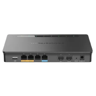Router VPN Grandstream GWN7002 cu 2 SFP, 4 porturi Gb / 1 intrare PoE, 2 ieșiri PoE Router VPN Grandstream GWN7002 cu 2 SFP, 4 porturi Gb / 1 intrare PoE, 2 ieșiri PoE