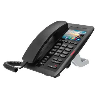 Telefon SIP WiFi pentru hotel Fanvil H5W, 2SIP, afișaj tip bară de 3,5", 6 butoane de programare, USB, PoE Telefon SIP WiFi pentru hotel Fanvil H5W, 2SIP, afișaj tip bară de 3,5", 6 butoane de programare, USB, PoE