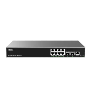 Switch de rețea gestionat Grandstream GWN7811 L3 cu 8 porturi / 2 SFP+, VLAN, DHCP, Stacking