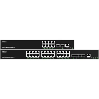 Switch de rețea gestionat Grandstream GWN7811 L3 cu 8 porturi / 2 SFP+, VLAN, DHCP, Stacking