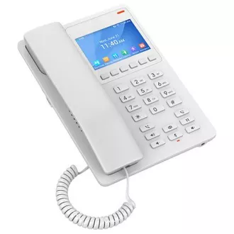 Telefon de hotel Grandstream GHP630 SIP cu display, alb Telefon de hotel Grandstream GHP630 SIP cu display, alb