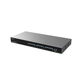 Switch de rețea Grandstream GWN7832 L3 cu 12 porturi SFP+, DHCP, QoS, VLAN, CLI