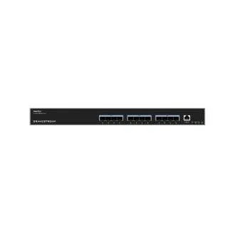 Switch de rețea Grandstream GWN7832 L3 cu 12 porturi SFP+, DHCP, QoS, VLAN, CLI Switch de rețea Grandstream GWN7832 L3 cu 12 porturi SFP+, DHCP, QoS, VLAN, CLI
