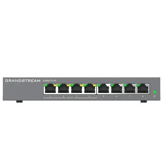 Switch gestionat Grandstream GWN7711P Layer 2 Lite, 8 porturi, 4x PoE/PoE+