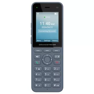 Telefon Grandstream WP826 SIP WiFi, afișaj tip bară de 2,4", 3 conturi SIP, BT, USB-C