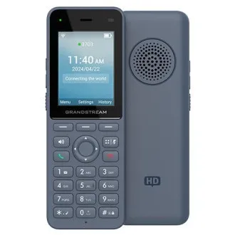 Telefon Grandstream WP826 SIP WiFi, afișaj tip bară de 2,4", 3 conturi SIP, BT, USB-C