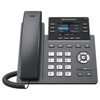 Telefon SIP Grandstream GRP2613W, afișaj TFT cu bară de 2,8", 4 conturi SIP, 6 programe, 2xGigabit PoE, WiFi