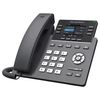 Telefon SIP Grandstream GRP2613W, afișaj TFT cu bară de 2,8", 4 conturi SIP, 6 programe, 2xGigabit PoE, WiFi