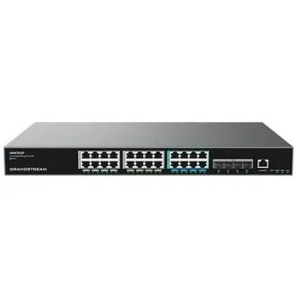 Switch de rețea administrat Grandstream GWN7822P L3, 16 x 1G, 8 x 2.5G, SFP+, PoE, VLAN, IGMP, MLD, MVR Switch de rețea administrat Grandstream GWN7822P L3, 16 x 1G, 8 x 2.5G, SFP+, PoE, VLAN, IGMP, MLD, MVR