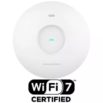 Grandstream GWN7670 AP, Wi-Fi 7, 802.11be, 2x2:2 MIMO cu MLO, 4KQAM, MRU, 2x 2.5G Ethernet WAN/LAN