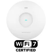 Grandstream GWN7670 AP, Wi-Fi 7, 802.11be, 2x2:2 MIMO cu MLO, 4KQAM, MRU, 2x 2.5G Ethernet WAN/LAN