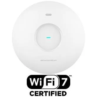 Grandstream GWN7670 AP, Wi-Fi 7, 802.11be, 2x2:2 MIMO cu MLO, 4KQAM, MRU, 2x 2.5G Ethernet WAN/LAN