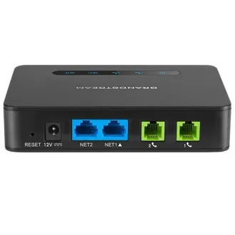 Grandstream HT812 (ATA), 2x FXS, 2 conturi SIP, 1x LAN Gbit, router NAT, conferință pe 3 căi, auto-provisioning. Grandstream HT812 (ATA), 2x FXS, 2 conturi SIP, 1x LAN Gbit, router NAT, conferință pe 3 căi, auto-provisioning.