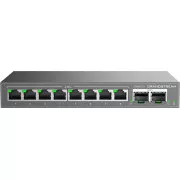 Switch gestionat Grandstream GWN7721 L2 Lite, 8x 2.5GbE RJ45, 2x 10G SFP+