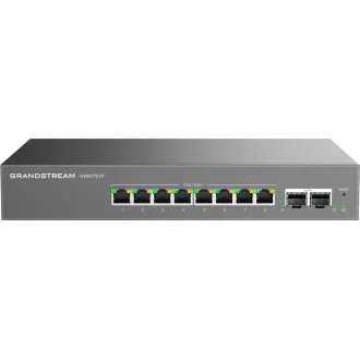 Switch gestionat Grandstream GWN7721P L2 Lite, 8x 2.5GbE RJ45, 2x 10G SFP+, PoE/PoE+