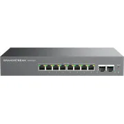 Switch gestionat Grandstream GWN7721P L2 Lite, 8x 2.5GbE RJ45, 2x 10G SFP+, PoE/PoE+