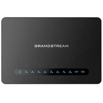 Grandstream HT818 V2 (ATA), 8x FXS, 2 profiluri SIP, 1x LAN Gbit, router NAT, conferință pe 3 căi.