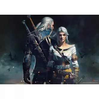 PUZZLE GLO GAMING: Vrăjitorul Geralt și Ciri PUZZLE GLO GAMING: Vrăjitorul Geralt și Ciri