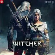 PUZZLE GLO GAMING: Vrăjitorul Geralt și Ciri