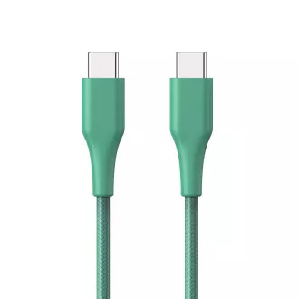Cablu ALIMENTARE ER USB-C/C GRS 60W 120cm verde