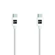 Cablu ALIMENTARE ER USB-C/C 3A 60W 200cm alb
