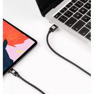 Cablu ER POWER USB-C/Lightning 200cm negru