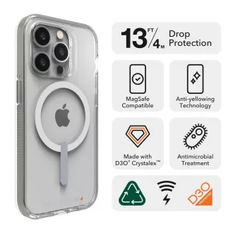 Carcasă ZAGG GEAR4 Crystal Palace Snap pentru iPhone 14 Pro, transparentă