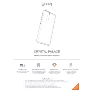 Carcasă ZAGG GEAR4 D3O Crystal Palace pentru Samsung S21 FE, transparentă
