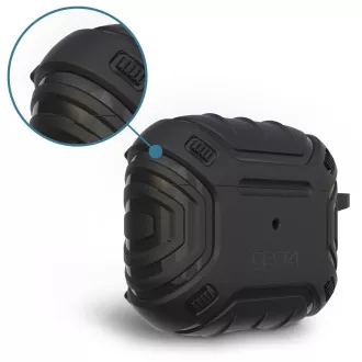 Husă ZAGG GEAR4 Apollo Snap pentru AirPods 3 - Neagră Husă ZAGG GEAR4 Apollo Snap pentru AirPods 3 - Neagră